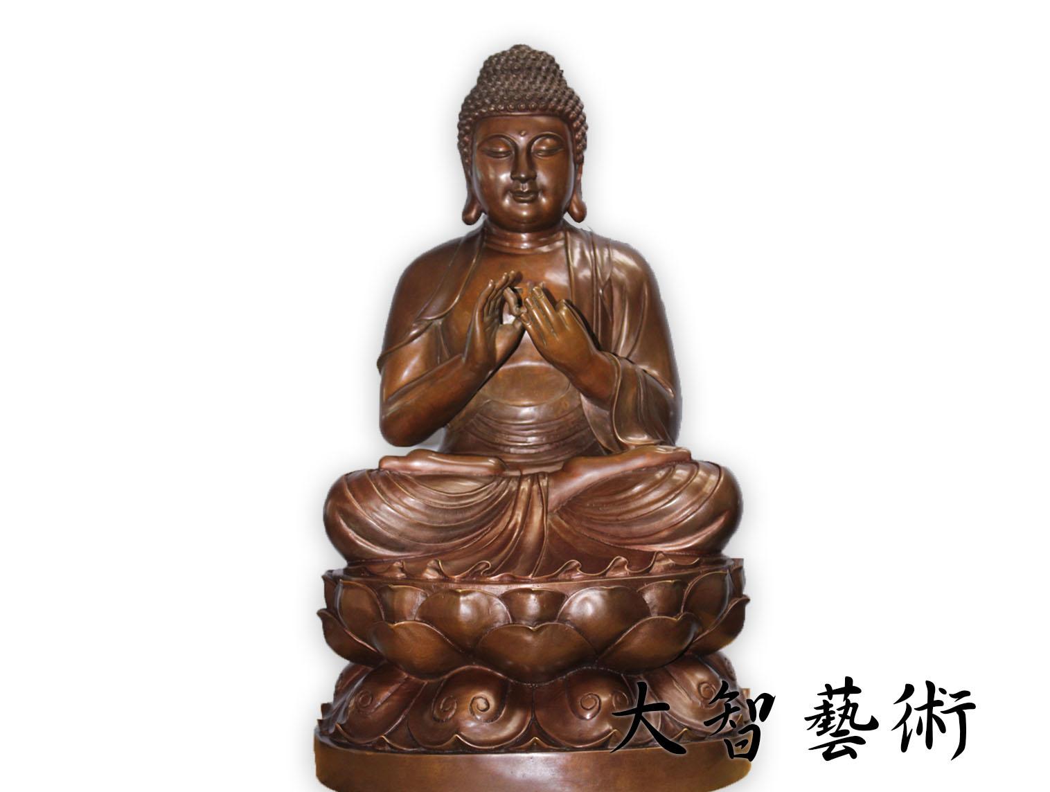 青銅說法釋迦牟尼佛